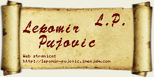 Lepomir Pujović vizit kartica